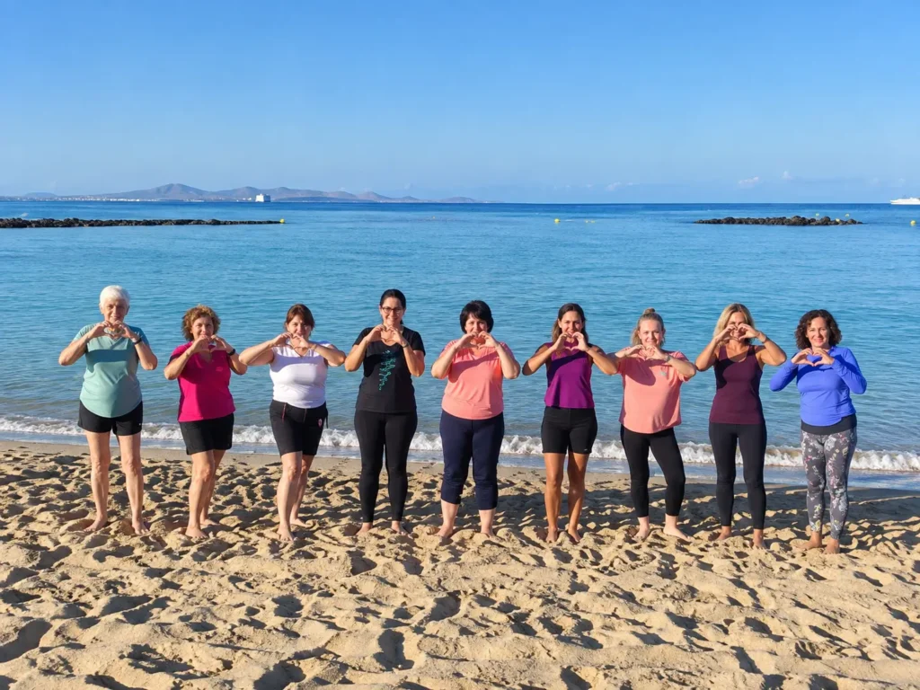 Práctica de yoga consciente en Lanzarote